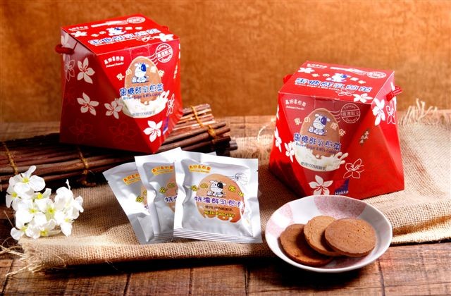特濃鮮乳煎菓禮盒系列-管樂之都版(原味)客家桐花板(黑糖)