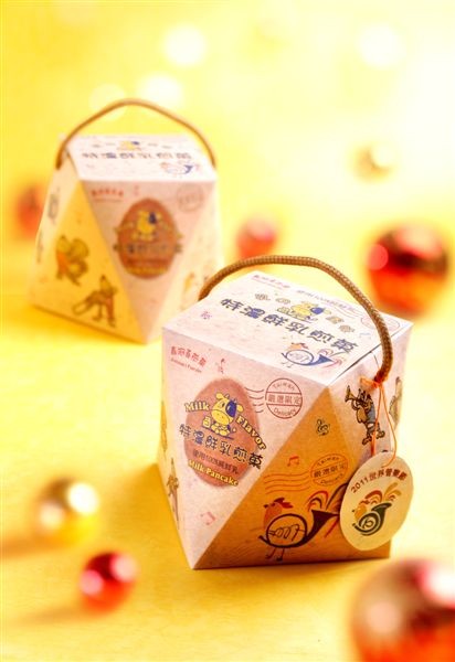 特濃鮮乳煎菓禮盒系列-管樂之都版(原味)客家桐花板(黑糖)