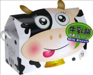 造型牛乳餅